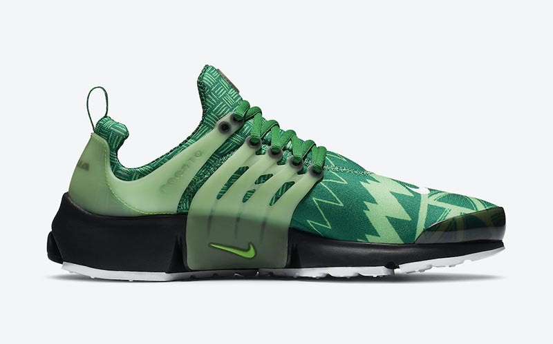 Nike Air Presto Naija Green Black Shoes1